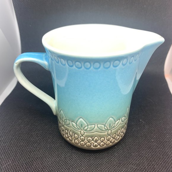 Vintage Aruba Blue Syracuse China Carefree Calypso Creamer - Picture 3 of 5